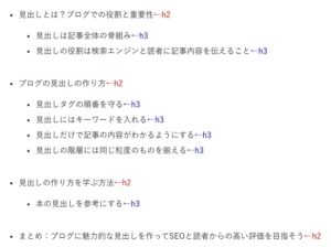 本記事の見出し