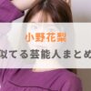 小野花梨に似てる芸能人まとめ！アノ国民的女優にそっくりと話題！？