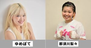 ゆめぽて（川端結愛）と那須川梨々は似てる