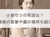 小泉セツの死因は？ 最後の言葉や墓の場所も紹介【朝ドラばけばけ】